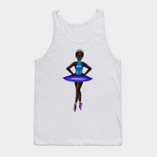 Ballerina Noor #4 - beautiful  black ballerina with corn rows Tank Top